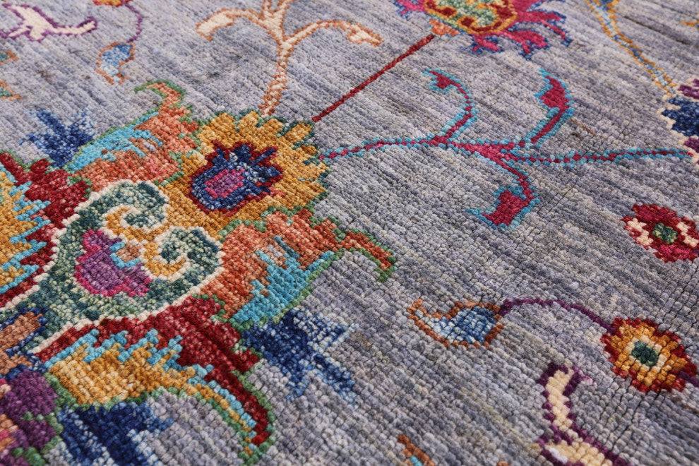 4' 0" X 6' 0" Persian Tabriz Hand Knotted Wool Rug - Q12501