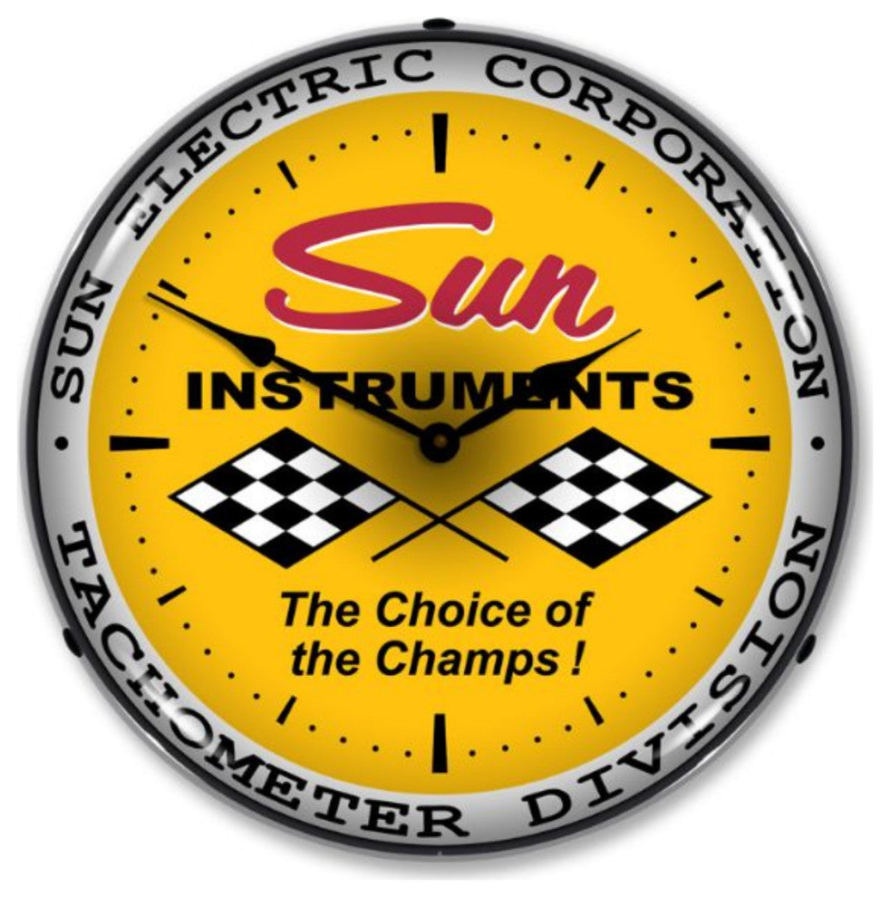 Z710135 Sun Tachometer Yellow Clock