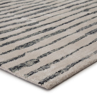 Nikki Chu by Jaipur Living Saville Handmade Abstract White/Black Area Rug, 2'x3'