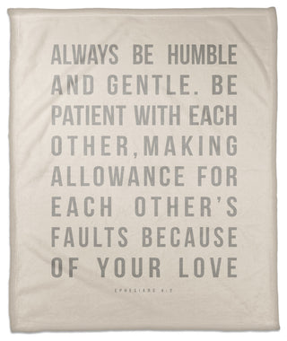 Always Be 50"x60" Coral Fleece Blanket