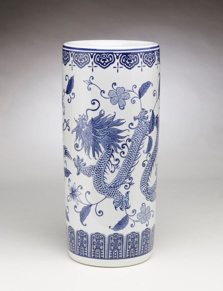 Umbrella Stand 18", Dragon Pattern