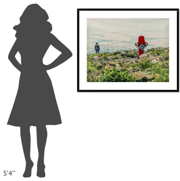 "Homesick" Framed Digital Print by Ambra, 40x32"