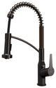 Karran Single-Handle Pull-Down Sprayer Kitchen Faucet, Oil Rubbed Bronze