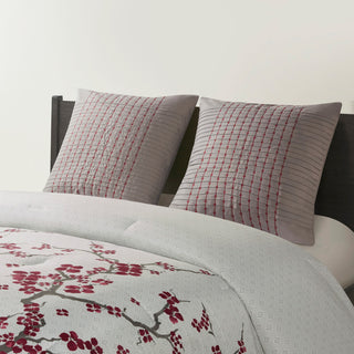 N Natori Sateen Printed Comforter Set, King