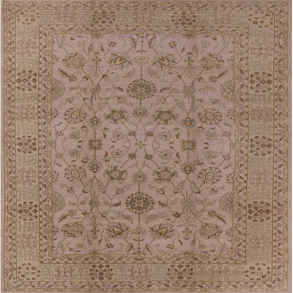 Ahgly Company Indoor Square Mid-Century Modern Area Rugs, 3' Square