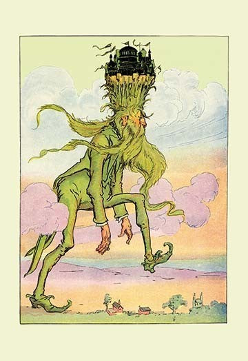 Ruggedo Tramping Like a Giant- Fine Art Giclee Print 24" x 36"