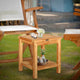 Seven Seas Teak End Table With Shelf