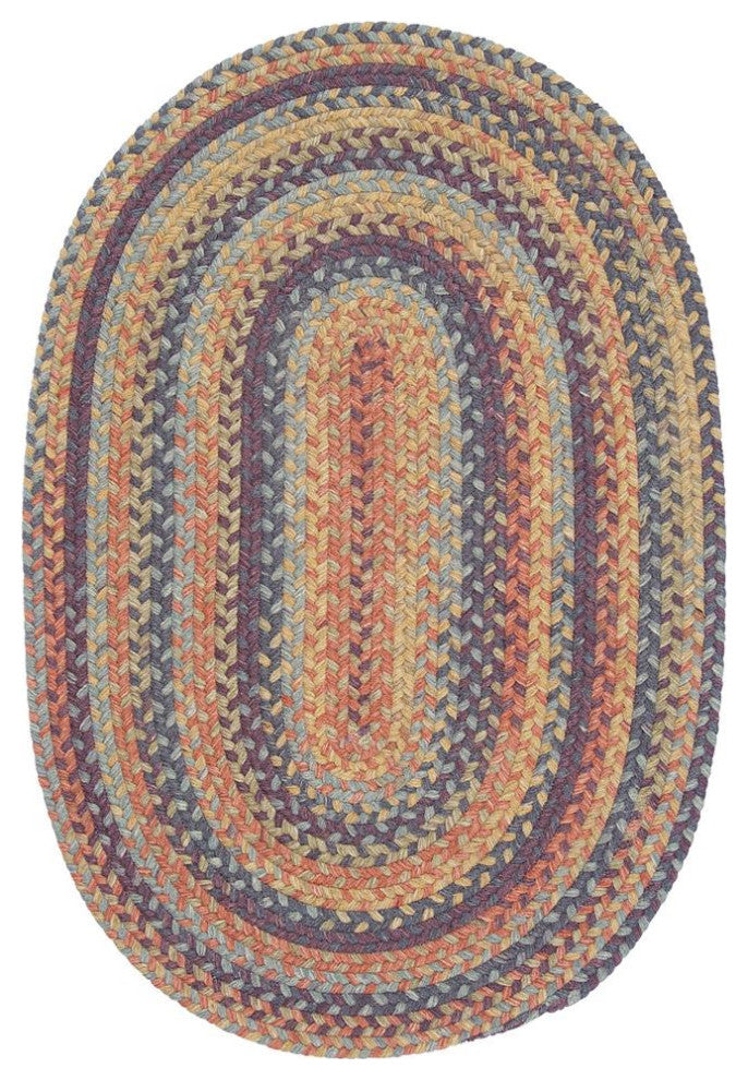 Colonial Mills Rug Rustica Floral Burst Runner, Oval