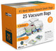 10-Piece Vacuum Storage Bags Set Space-Saving Airtight Sacks, 25 Piece