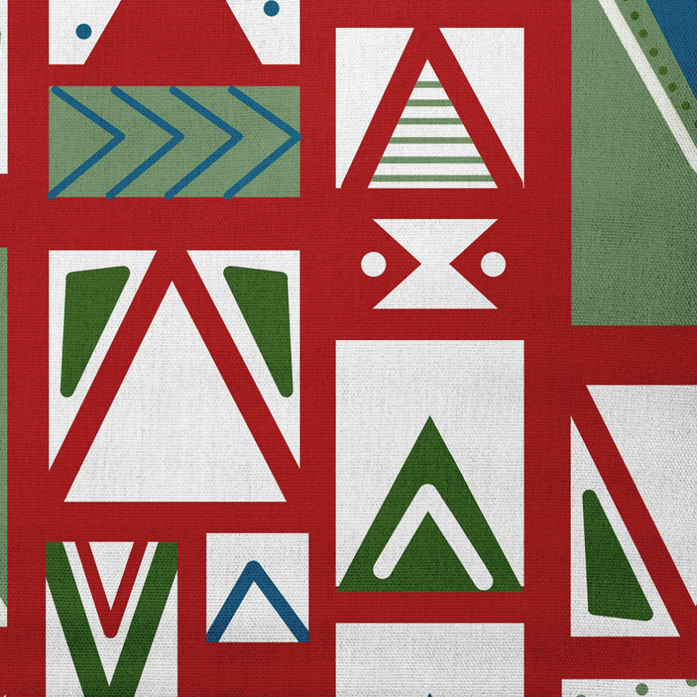 Merry Susan Decorative Throw Pillow, Bright Red, 26"x26"