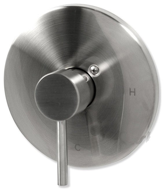 Artemisa Wall Mounted Brushed Nickel 3-Piece Shower Combo
