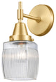 Innovations 447-1W-SG-G302 1-Light Sconce, Satin Gold