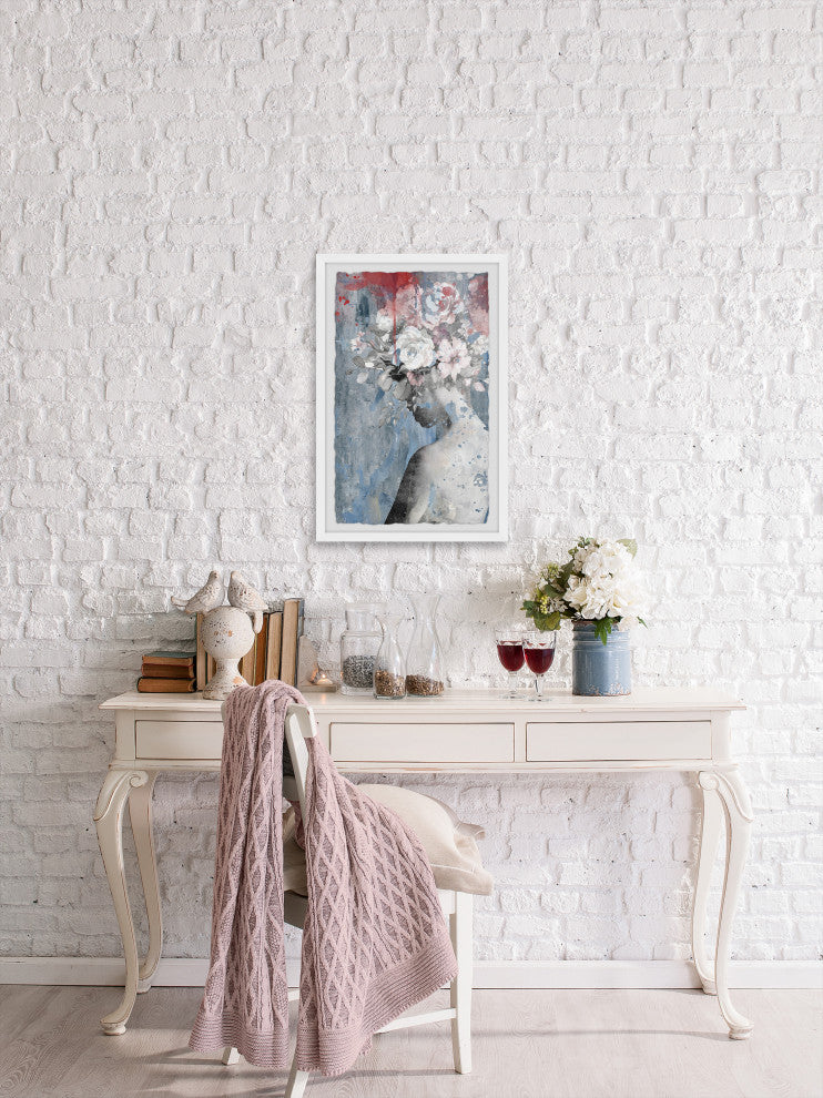 "Be Bold Enough" Framed Painting Print, 8x12