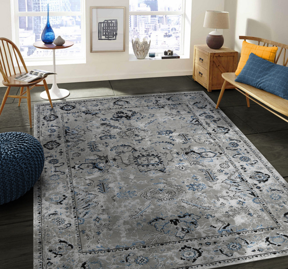 Traditional Accent Rug, Glacier, 9'8"x7'5"