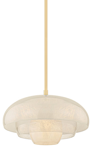 Hudson Valley Lighting Auburndale Pendant, Aged Brass