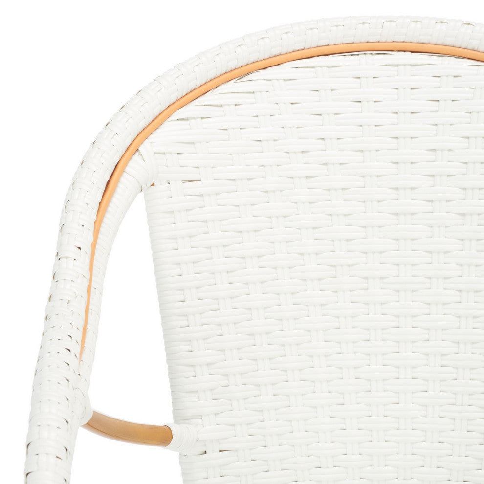 Safavieh California Counter Stool W Arm, White