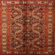 Ahgly Company Indoor Square Traditional Area Rugs, 4' Square