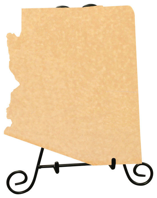 State Shaped Cutting Boards, Brown Richlite, Arizona