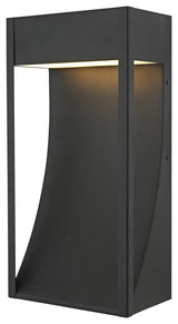 Home Living 7.5" Outdoor Wall Sconce, Black