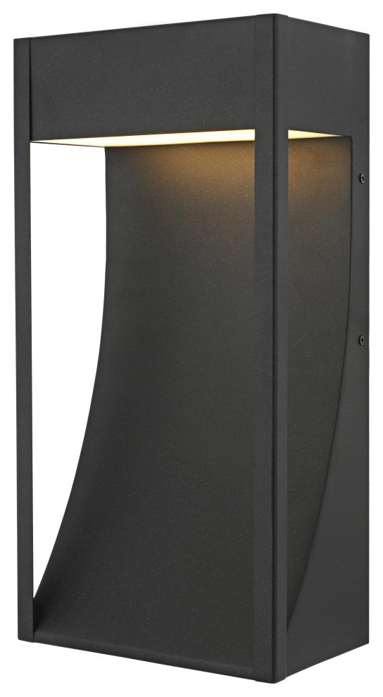 Home Living 7.5" Outdoor Wall Sconce, Black