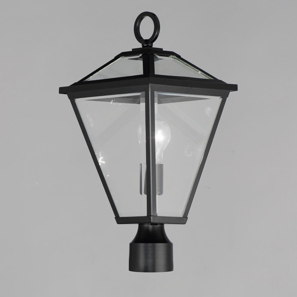 Maxim 30568 Prism 14" Tall Post Light - Black