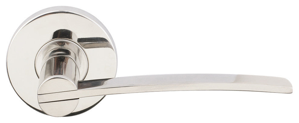 Horizon Lever, Tubular Privacy, Polished Stainless Steel, 2-3/4" Backset