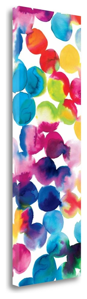 "Bright Circles II" By Wild Apple Portfolio, Giclee Print on Gallery Wrap Canvas