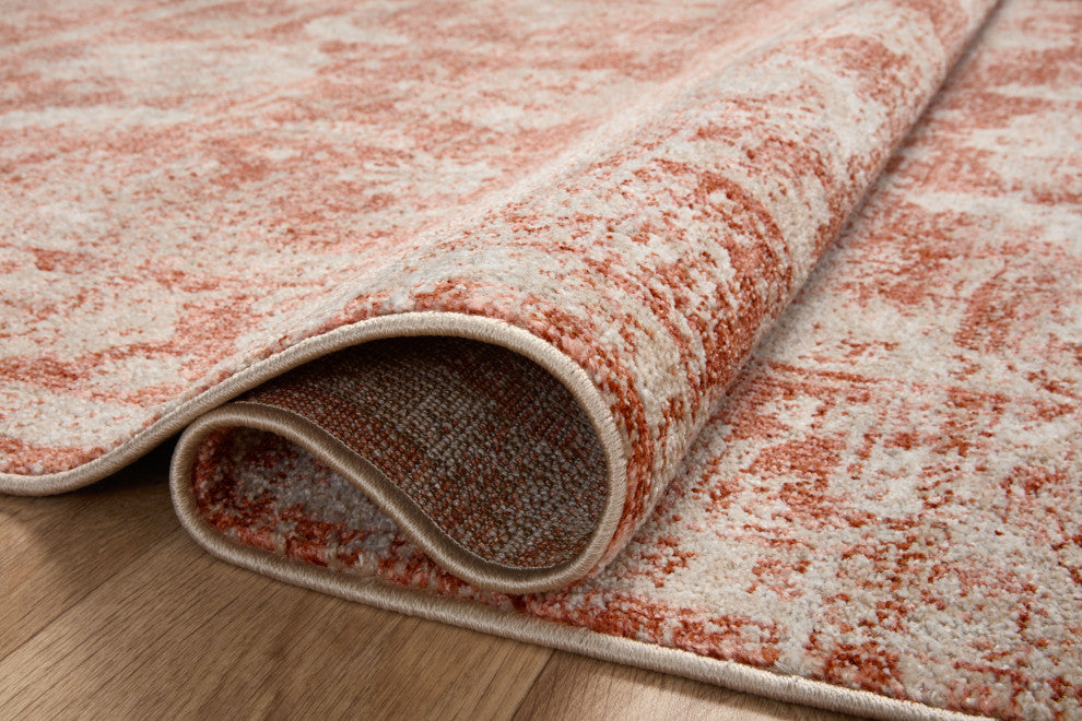 Loloi II Odette Rust / Ivory 2'-7" x 16'-0" Runner Rug