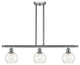 Innovations 516-3I-SN-G122-6-LED 3 Light Island Light, Brushed Satin Nickel