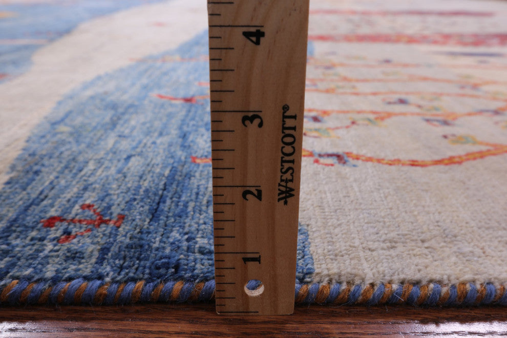 6' 10" X 9' 8" Tribal Persian Gabbeh Handmade Rug Q5259