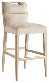 Greer Channeled Upholstered Bar Stool