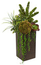 Nearly Natural Succulent Artificial Plant in Brown Planter