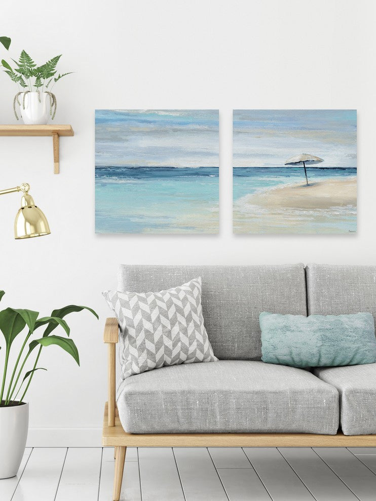 Paradise Shore II Diptych, 96"x48"