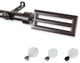 Mabel 13/16" dia. Curtain Rod, Cocoa, 18-28"