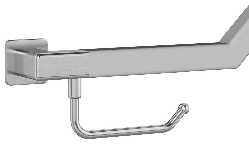 Seville Corner Bar, Brushed Nickel