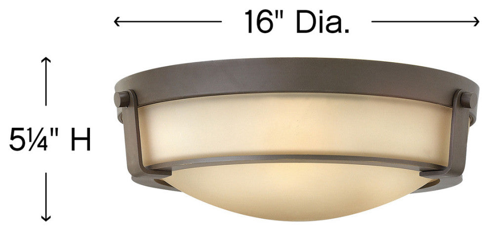 Hinkley Hathaway Medium Flush Mount, Olde Bronze
