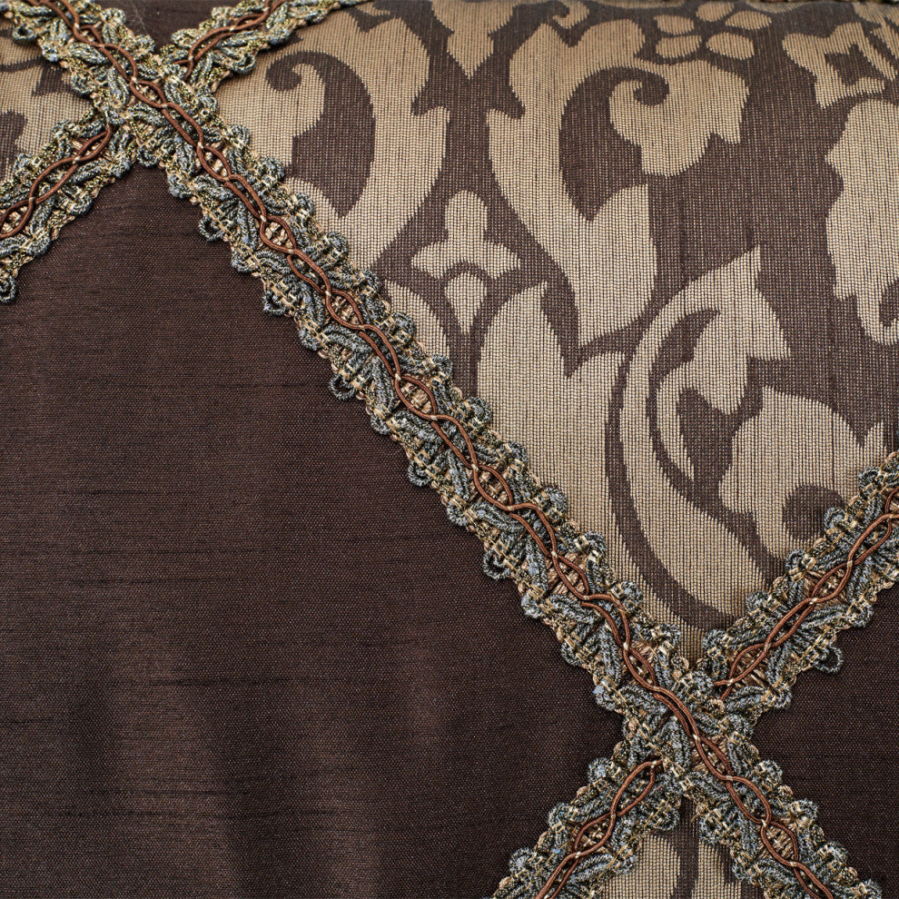 Aico Amini Imperial 10 Pc King Comforter Set in Bronze