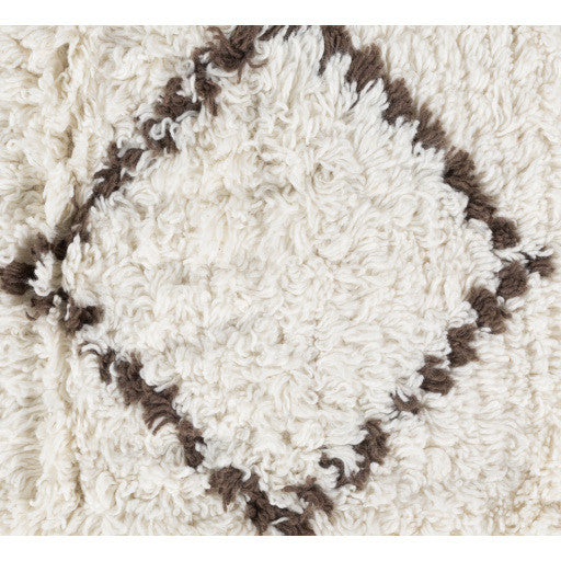 Surya Sherpa SHP-8001 8'x10' Rug, Dark Brown/Cream