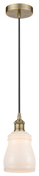 Innovations 616-1P-AB-G391-LED 1-Light Mini Pendant, Antique Brass