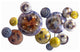 HomeRoots 41" x 6" x 26" Metallic Multi Color Metal Floating Circles Wall Decor