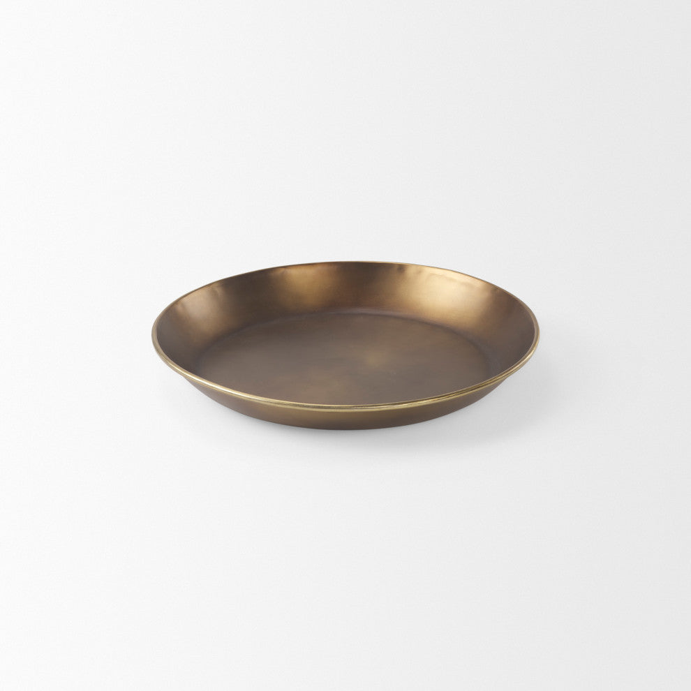 Eagan Gold Aluminium Tray, Small