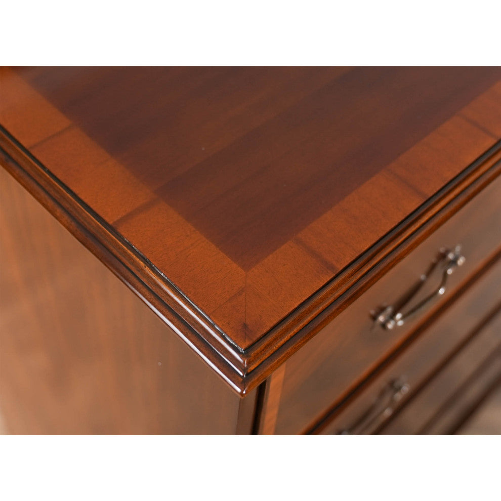 Banded Mahogany Chest