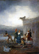 Francisco Jose de Goya Y Lucientes Strolling Players Gallery Wrapped Canvas