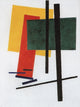 Kazimir Malevich Suprematism, 21"x28" Wall Decal