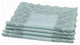 Garden Trellece Lace Trim Placemats, 14"x20, Blue, Set of 4