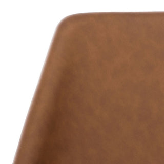 Safavieh Alexis Midcentury Counterstool, Cognac/Silver