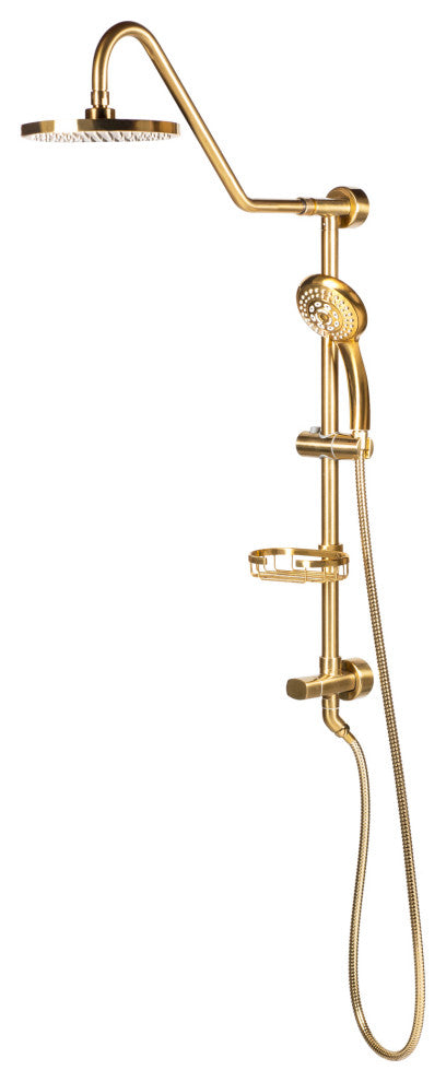 Pulse 1011-III-BG ShowerSpas Brushed-Gold Shower System -  Kauai III Shower Syst