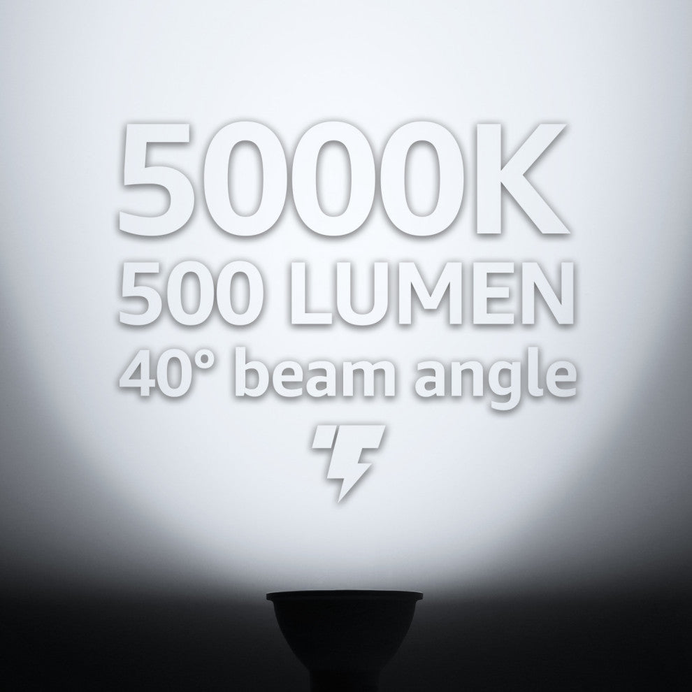 TORCHSTAR Dimmable GU10 LED Bulbs, 6.5W, Set of 6, 5000k Daylight