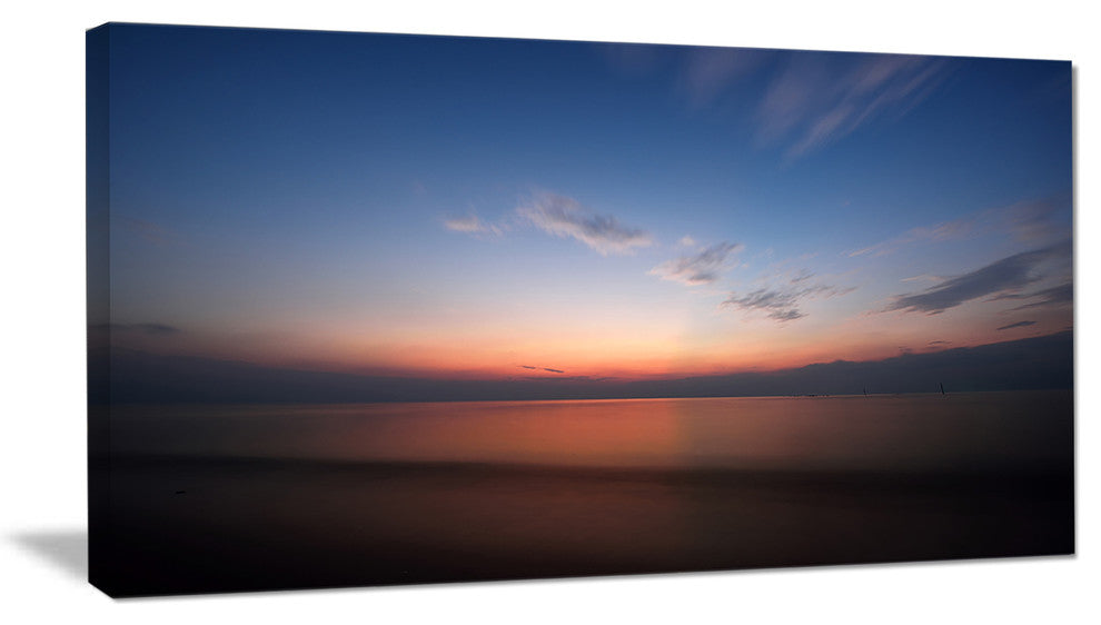 "Ko Samui Sea Sunrise Panorama" Oversized Beach Wall Art, 1 Panel, 60"x28"