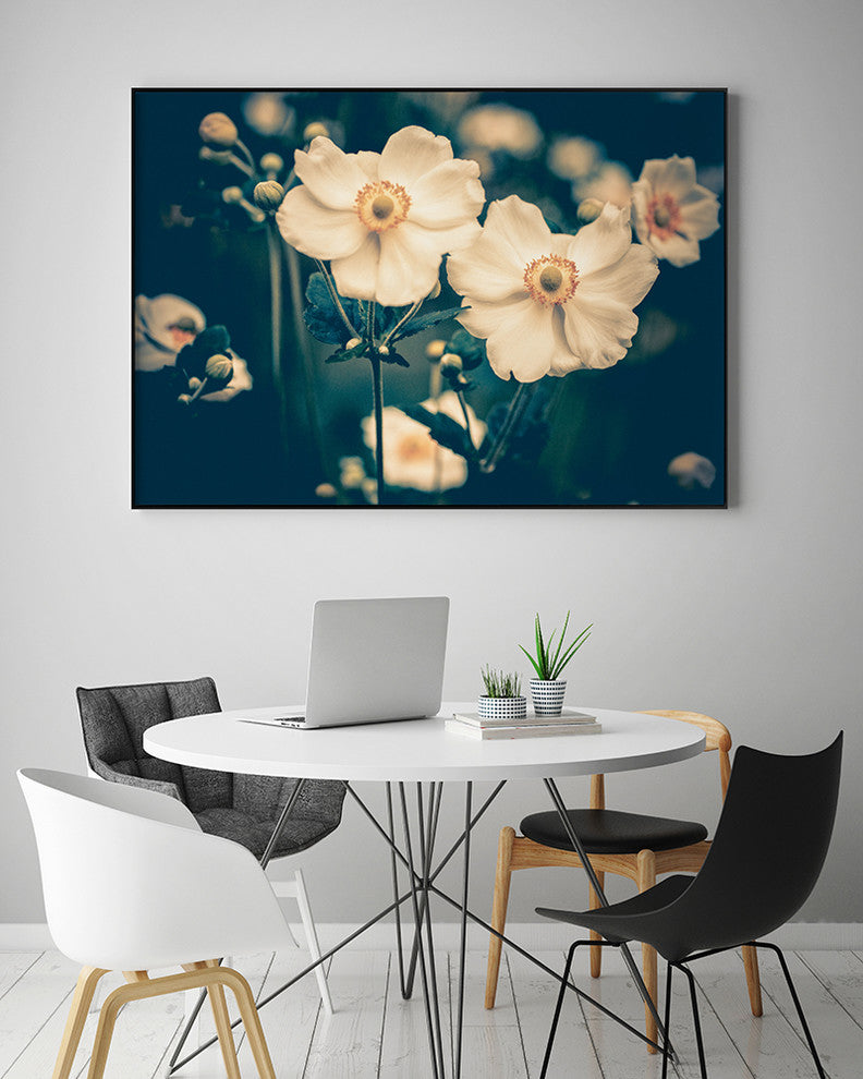 "Dogwood" Art block Framed Canvas, 20"x16"